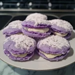 Ube Crinkle Sandwich Cookies 7 Ingredients Perfectly Delicious