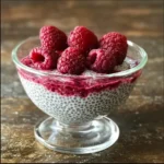 Vanilla Raspberry Chia Pudding 4 Servings Easy Delicious