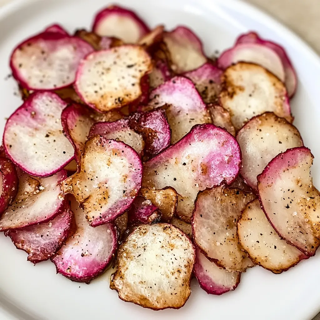 Air Fryer Radish Chips 10 Minutes Easy Delicious