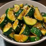 Asian Zucchini Side 4 Ingredients Easy Delicious