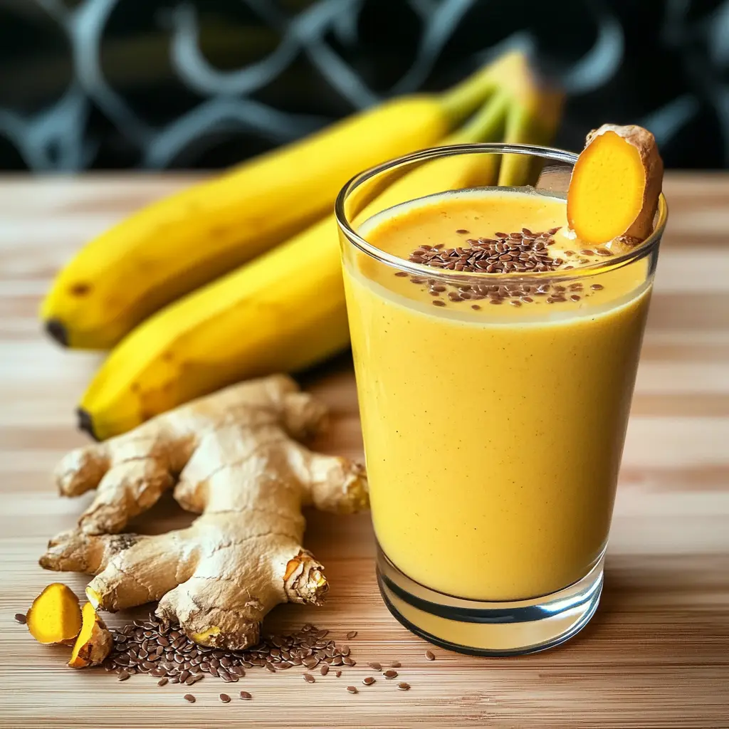 Banana Ginger Turmeric Smoothie 5 Ingredients Supreme Delight