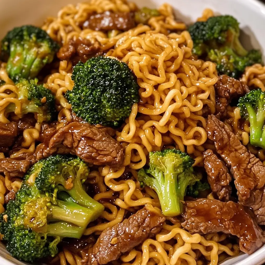 Beef and Broccoli Ramen Stir Fry 30 Minutes Easy Delicious
