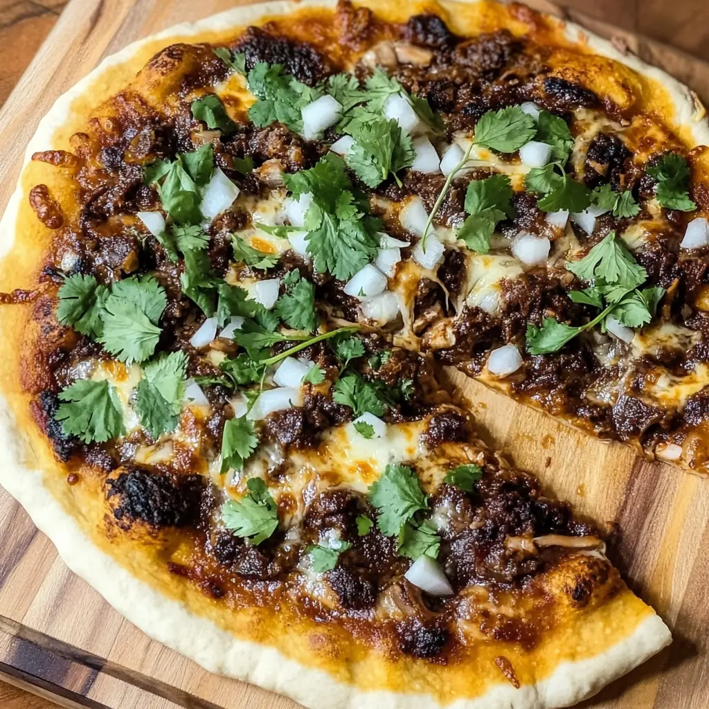 Birria Pizza 4 Servings Easy Delicious