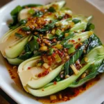 Bok Choy with Ginger Chili Sauce 5 Steps Quick Delicious