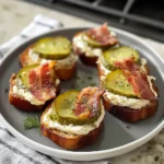 Cheese Dill Pickle Bacon 4 Servings Easy Delicious