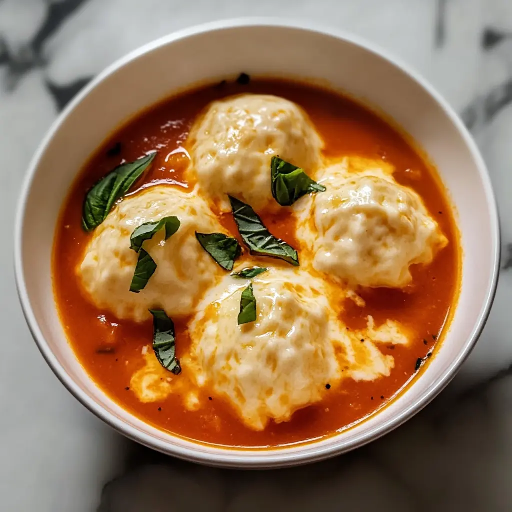 Cheese Dumpling Tomato Soup 30 Minutes Ultimate Delicious