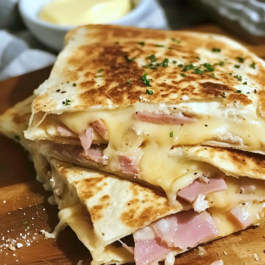 Chicken Cordon Bleu Quesadillas 30 Minutes Easy Delicious