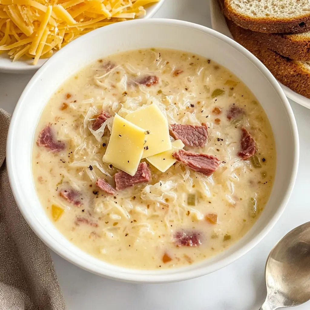 Creamy Reuben Soup 30 Minutes Ultimate Delicious