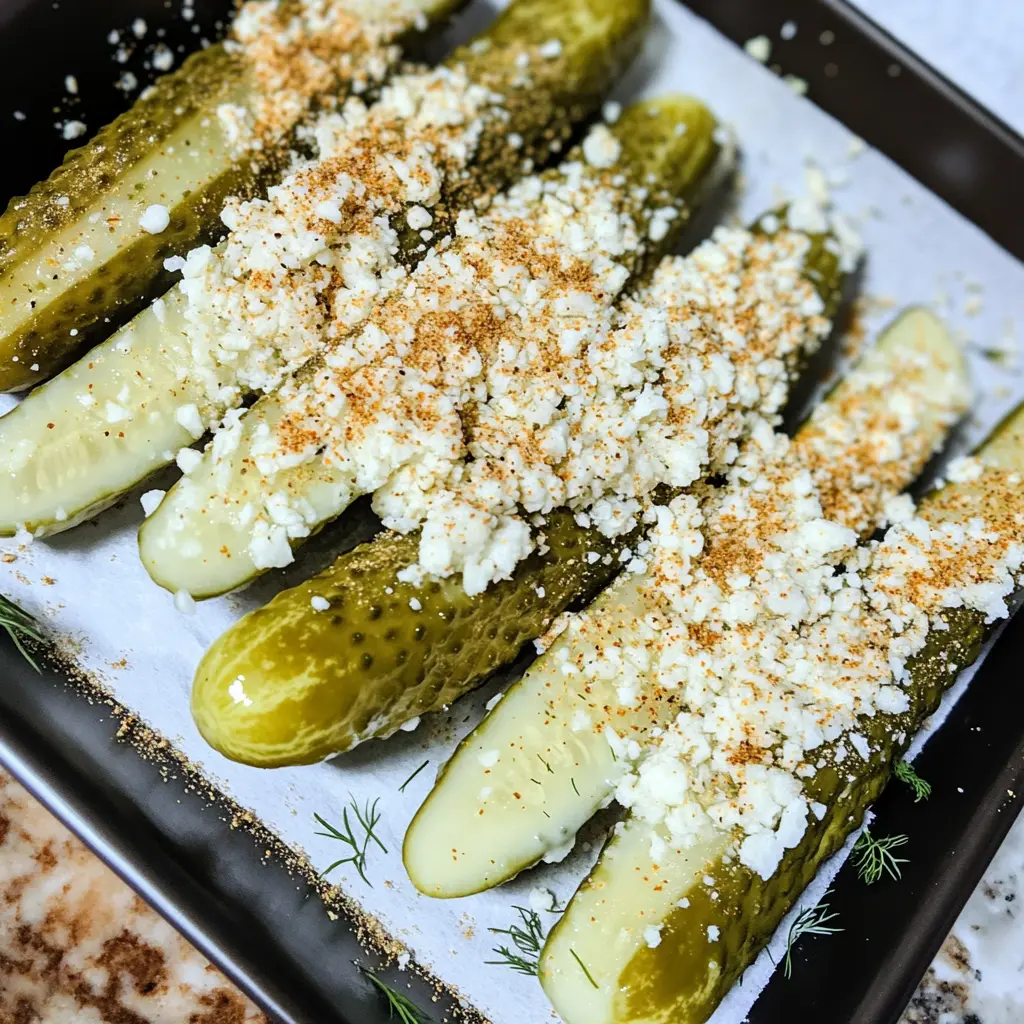 Elote-Style Dill Pickle Spears 4 Ingredients Easy Delicious