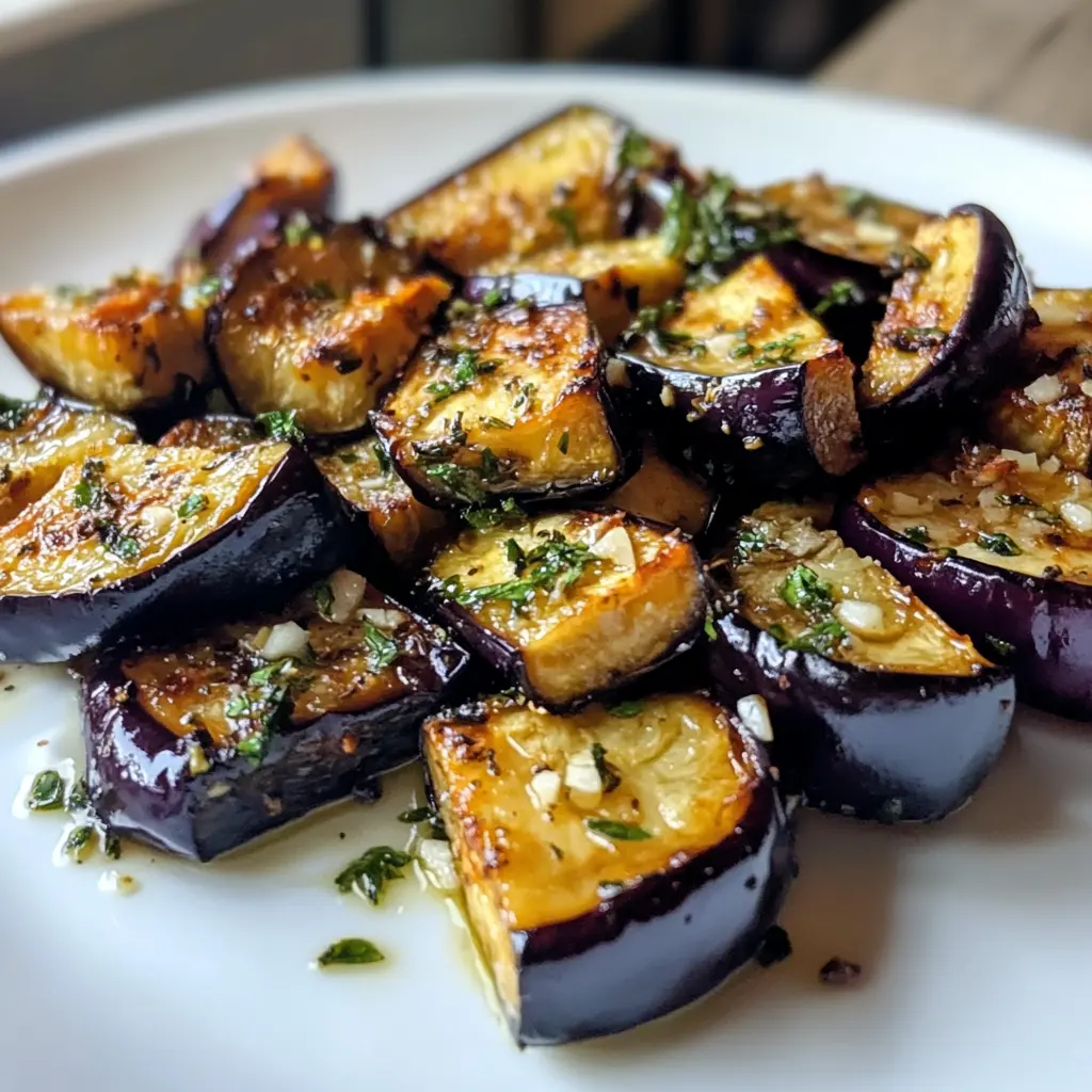 Garlic Roasted Eggplant 30 Minutes Ultimate Delicious