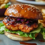 Korean Chicken Burger 4 Ingredients Ultimate Delicious