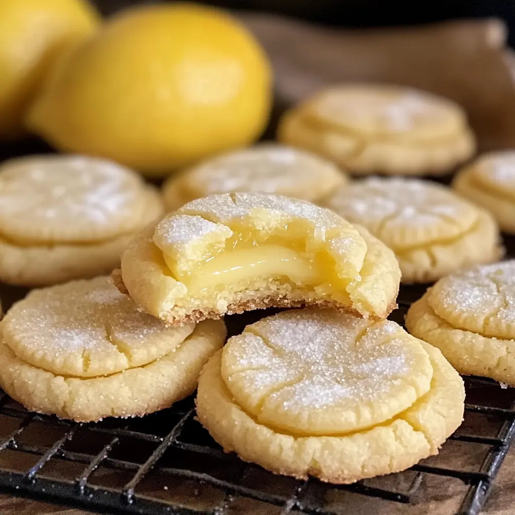Lemon Curd Cookies 4 Servings Easy Delicious