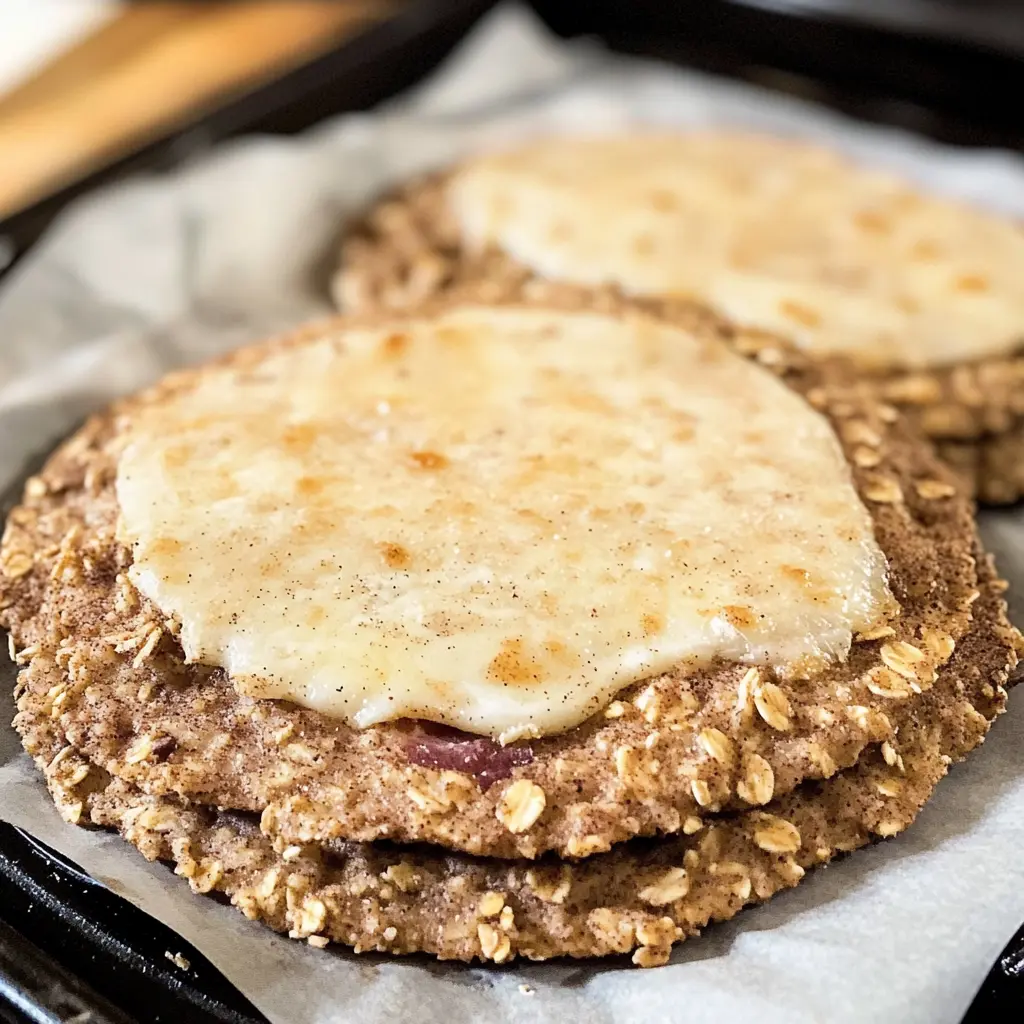 Oatmeal Crust Breakfast Pizzas 4 Servings Easy Delicious
