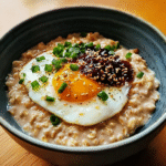 Oatmeal with a Jammy Egg: 7 Ingredients for a Perfect Breakfast