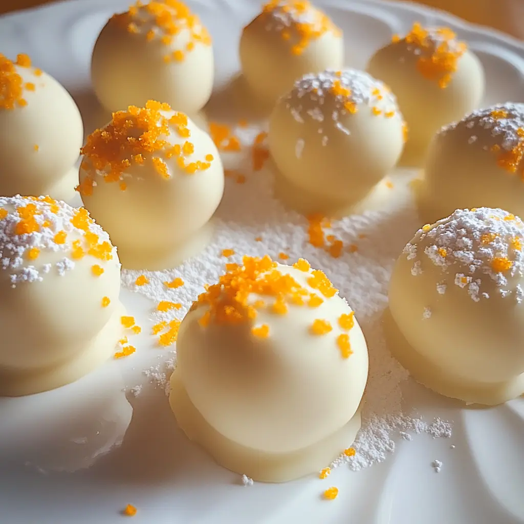 Orange Creamsicle Truffles 5 Steps Easy Delicious