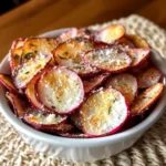Parmesan Ranch Radish Chips 4 Servings Easy Delicious