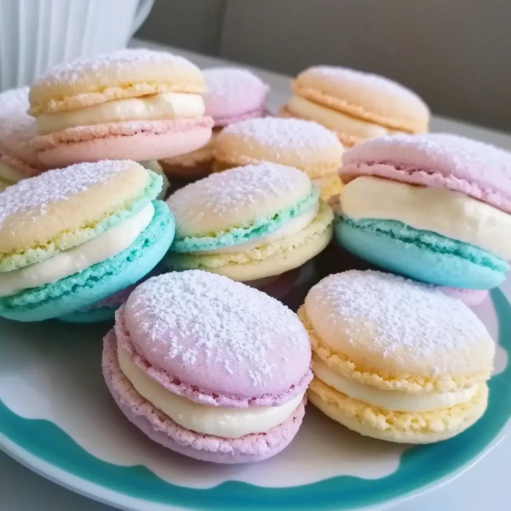 Pastel Sugar Cookie Sandwiches 8 Ingredients Easy Delicious