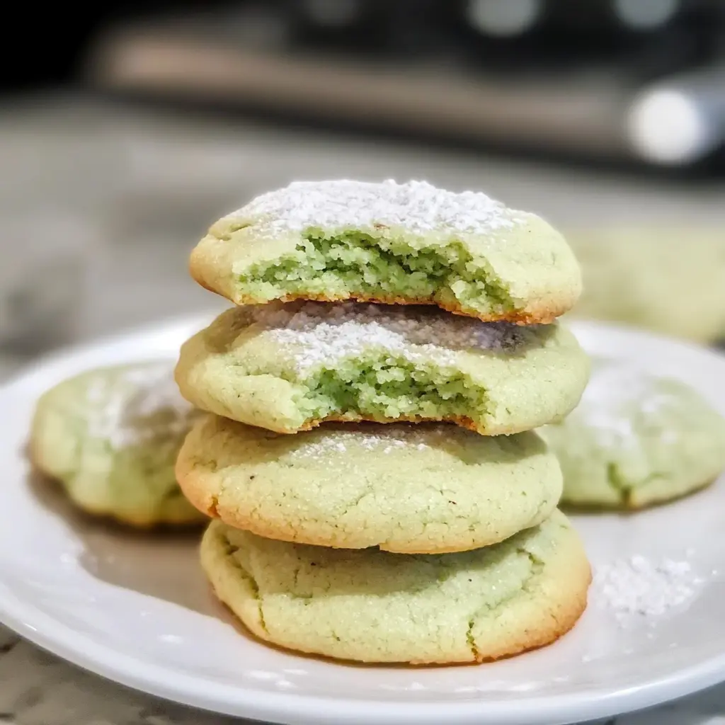 Pistachio Pudding Cookies 10 Minutes Easy Delicious