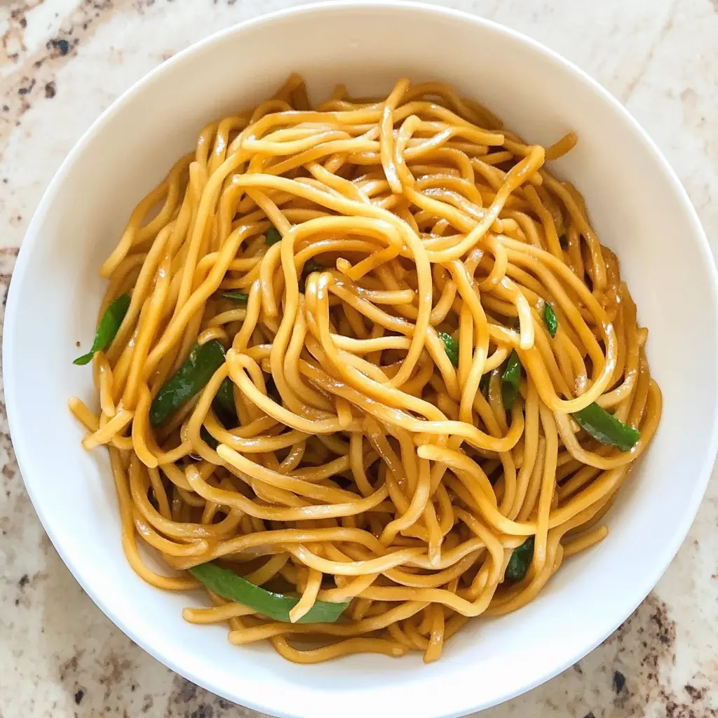 Plain Chow Mein 5 Steps Easy Delicious
