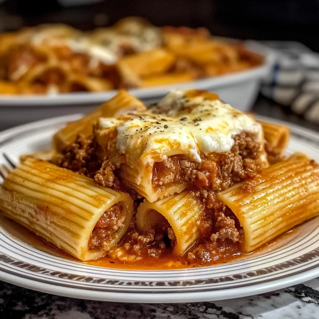 Rigatoni Stuffed with Beef Ragu & Mozzarella - 30 Minutes Ultimate Delicious