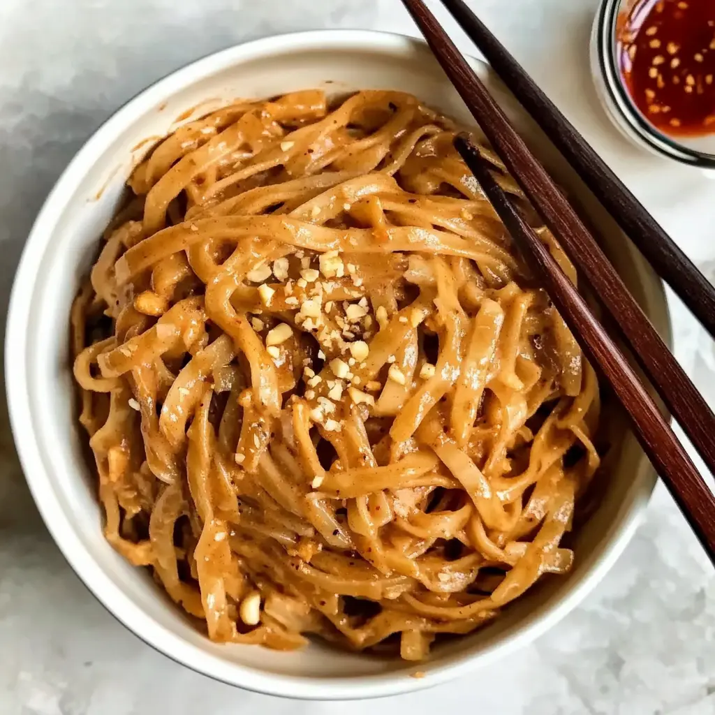 Spicy Peanut Butter Noodles 4 Servings Easy Delicious