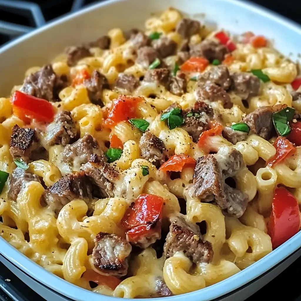 Steak & Pepper Jack Queso Mac 30 Minutes Ultimate Delicious