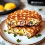Tuna Melt Chaffle 4 Ingredients Easy Delicious