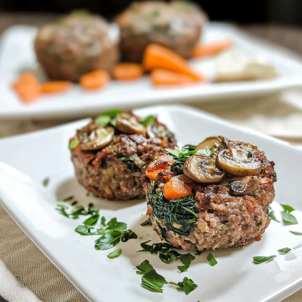 Veggie-Loaded Mini Meatloaves 20 Minutes Easy Delicious