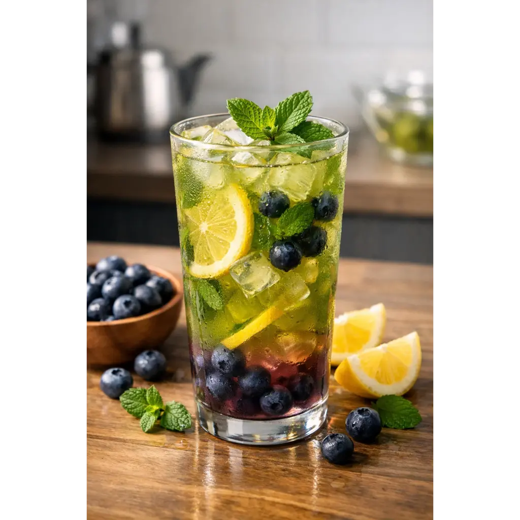Antioxidant Rich Blueberry Green Tea 4 Servings Easy Delicious