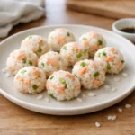 Baby Friendly Salmon and Rice Sushi Balls - Easy & Delicious