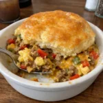 Breakfast Pot Pie with Honey Butter Biscuit 30 Minutes Ultimate Delicious