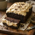 Chocolate Loaf Cake With A Coffee Frosting 4 Servings Supreme Delicious