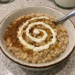 Cinnamon Bun Oatmeal Bowl 5 Steps Ultimate Delicious