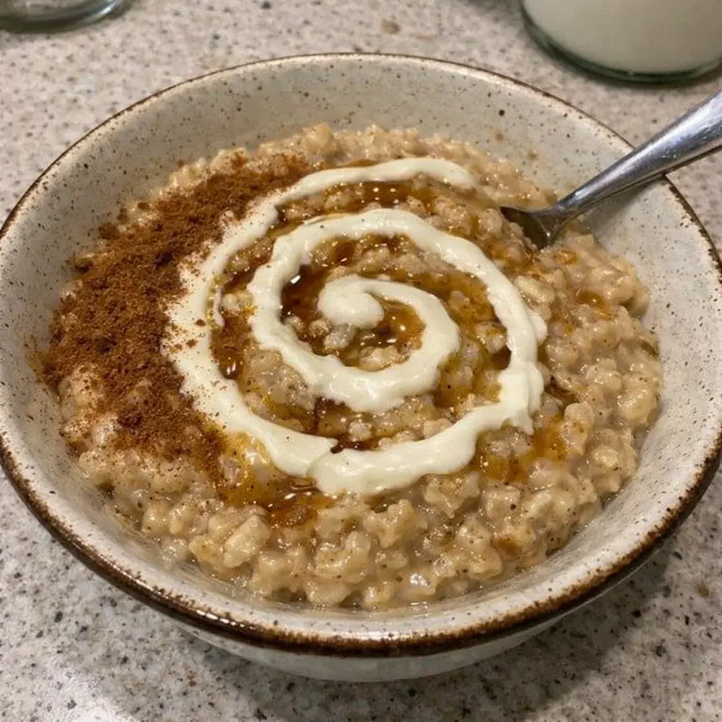 Cinnamon Bun Oatmeal Bowl 5 Steps Ultimate Delicious