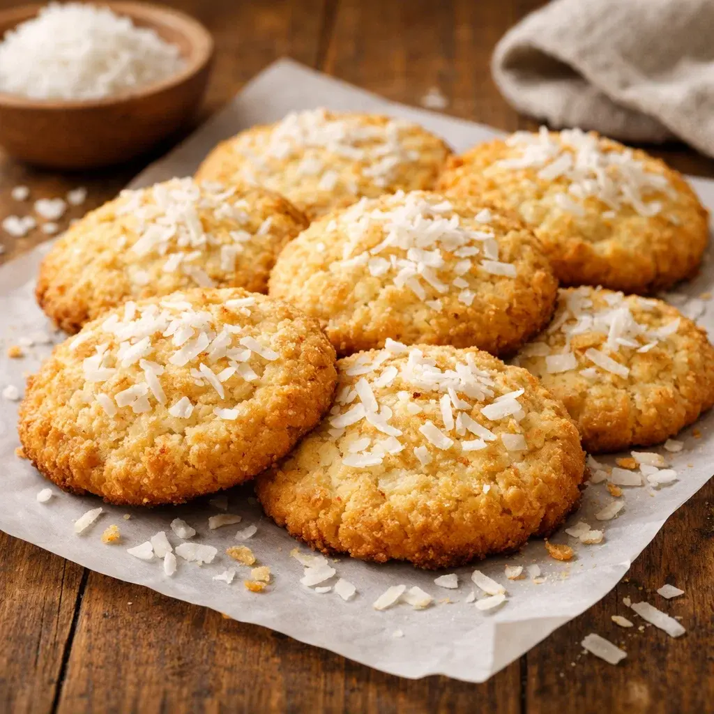 Coconut Cookies 12 Minutes Easy Delicious