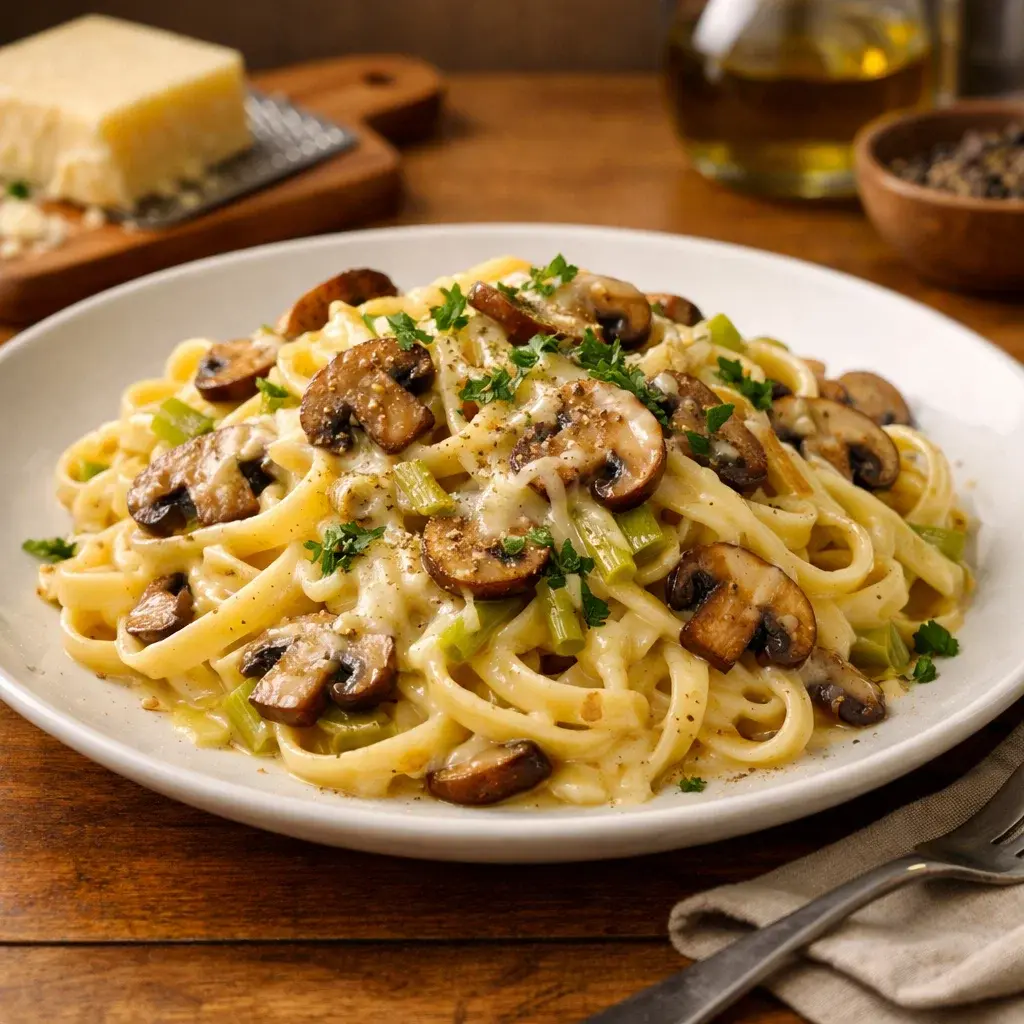 Creamy Mushroom Gruyere Pasta 4 Servings Ultimate Delicious