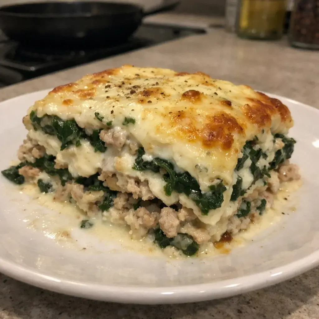 Creamy White Keto Lasagna 30 Minutes Easy Delicious