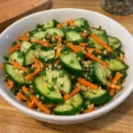 Cucumber Carrot Salad 7 Ingredients Easy Delicious