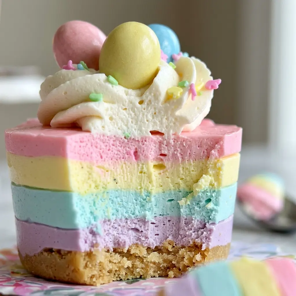 Easter No-Bake Mini Cheesecakes 4 Servings Easy Delicious
