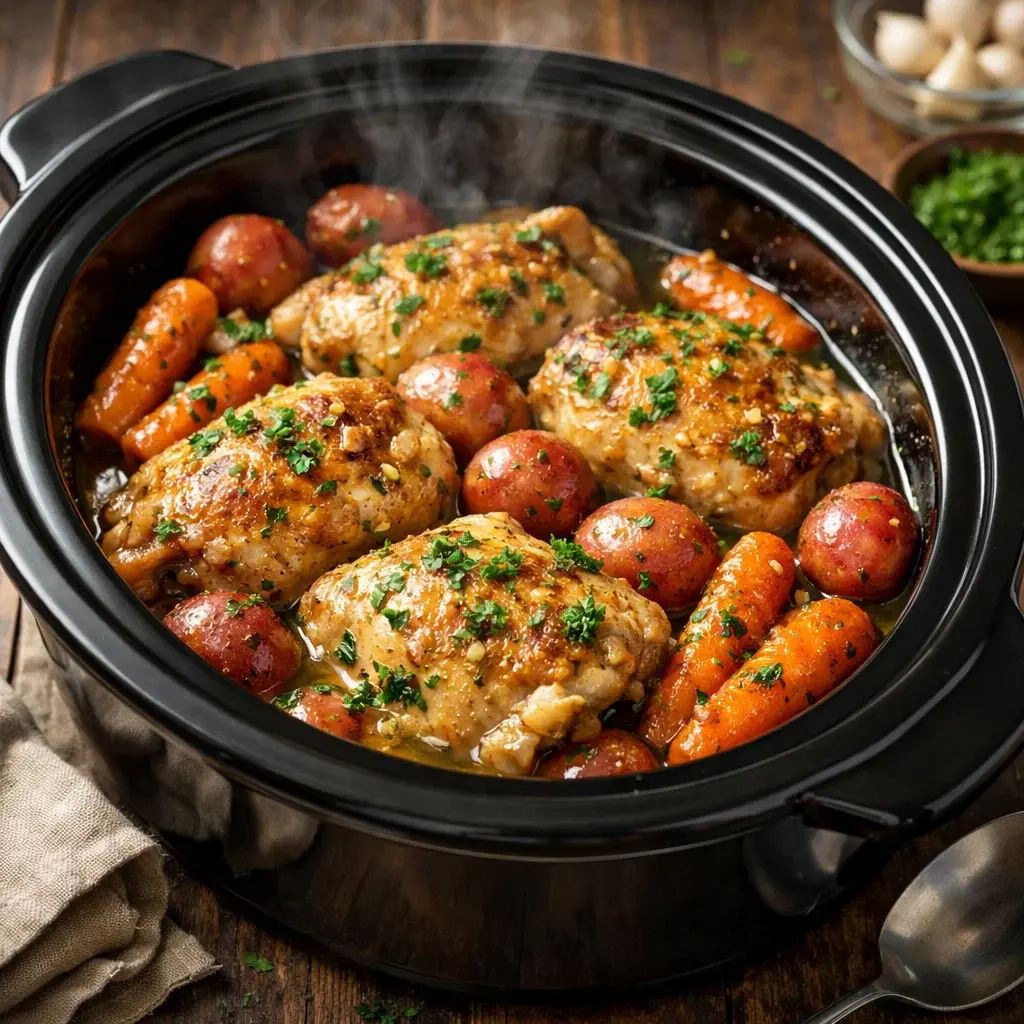 Garlic Butter Chicken Crockpot 7 Ingredients Awesome Delicious
