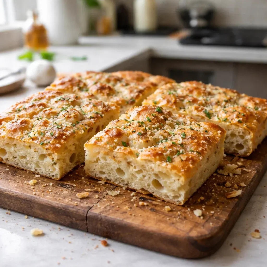 Garlic Parmesan Focaccia 5 Steps Ultimate Delicious