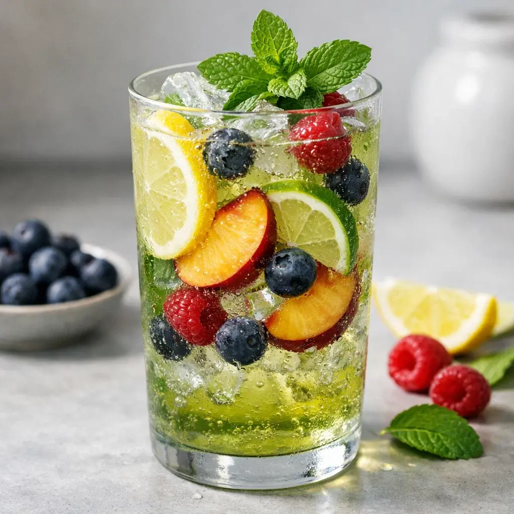 Green Tea Soda 4 Ingredients Easy Delicious