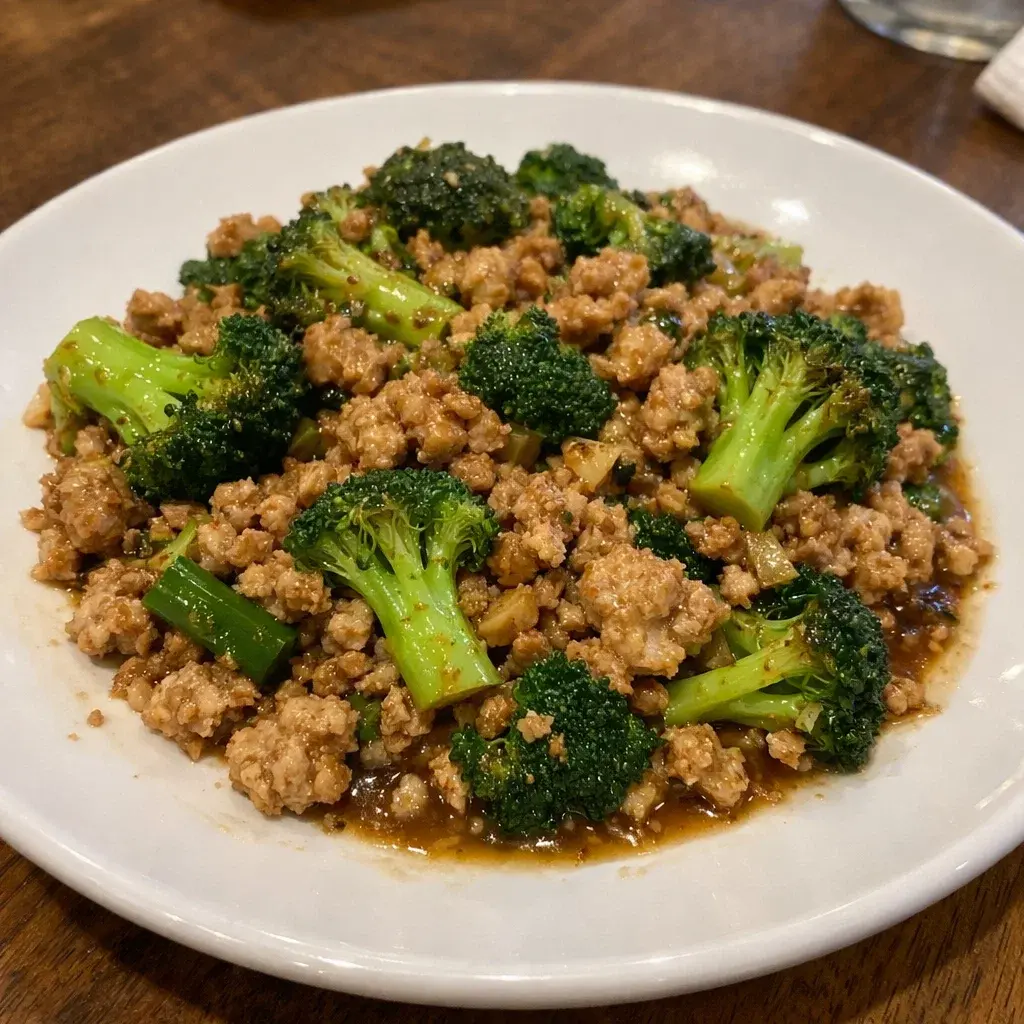 Ground Chicken & Broccoli Stir Fry 30 Minutes Easy Delicious