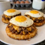 Hash Browns Breakfast Stacks 4 Ingredients Easy Delicious