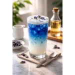 Iced Blue Tea Latte 5 Steps Ultimate Delicious