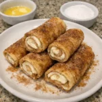 Keto Cinnamon Cream Cheese Roll-Ups 4 Servings Easy Delicious