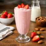 Keto Strawberry Milkshake 2 Ingredients Easy Delicious