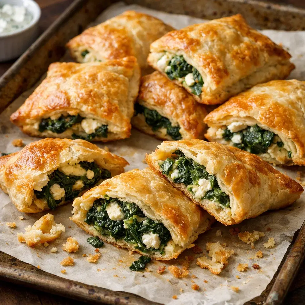 Mediterranean Addictive Spinach Stuffed Pastry 20 Minutes Easy Delicious