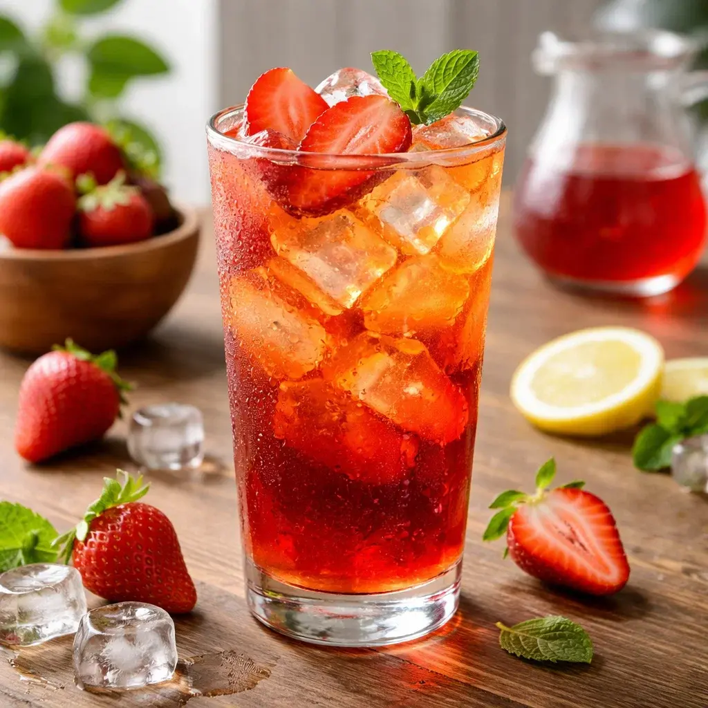 Strawberry Iced Tea 3 Steps to the Ultimate Delicious Drink