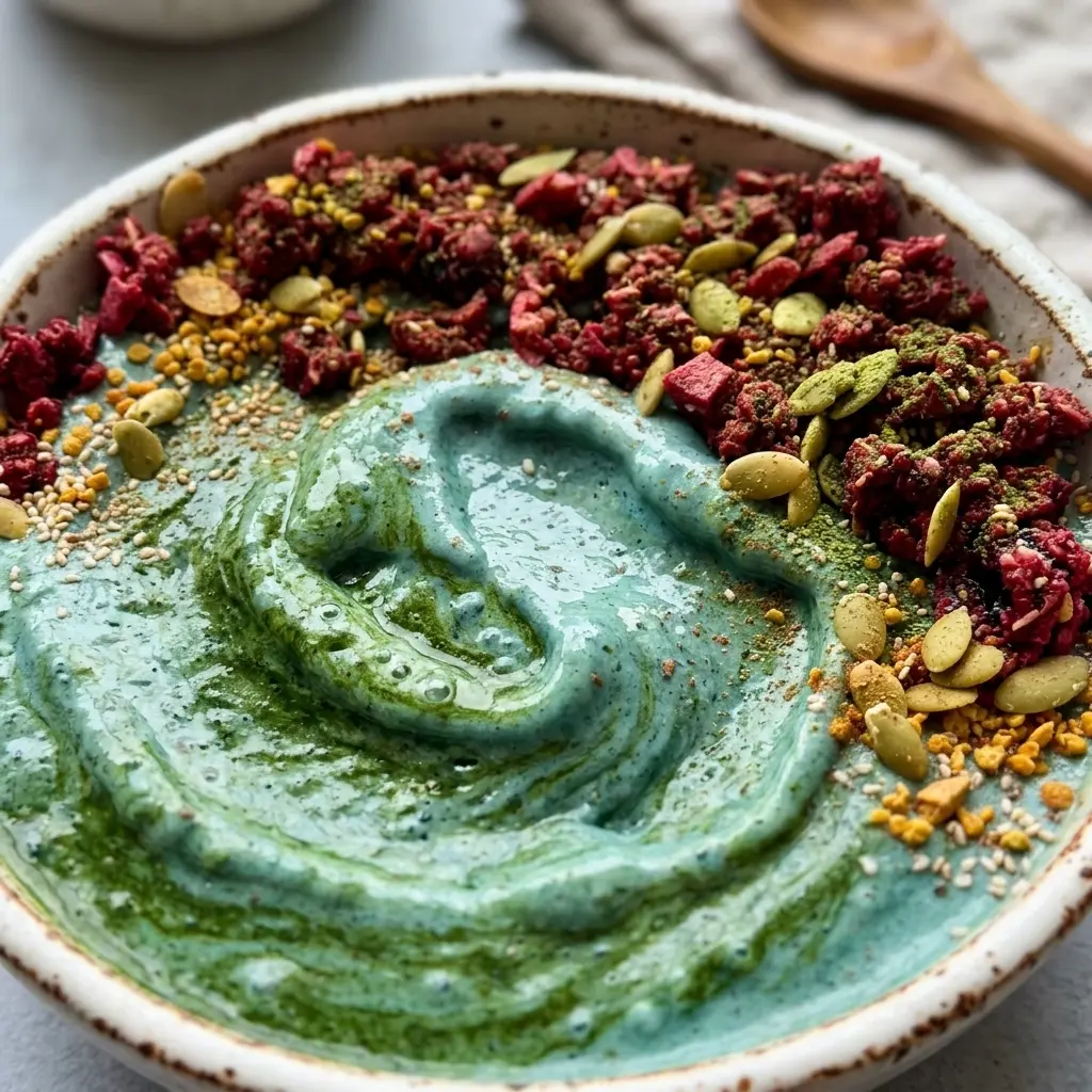 Blue Majik Matcha Beauty Smoothie Bowl 7 Ingredients Easy Delicious